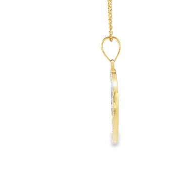 14 KARAT CHARM WEIGHT: 2.5 : GUADALUPE ROUND DC ST