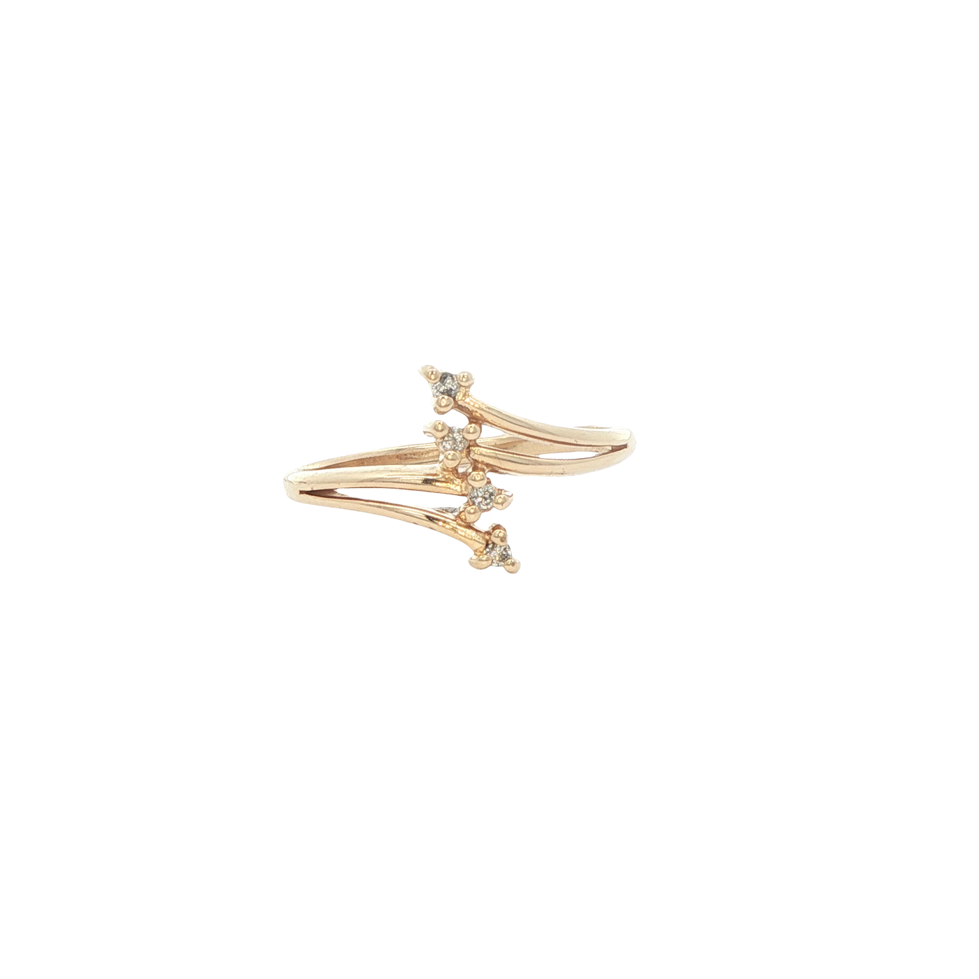 14 KARAT RING SIZE 6.25 WEIGHT: 1.7G : NATURAL DIA