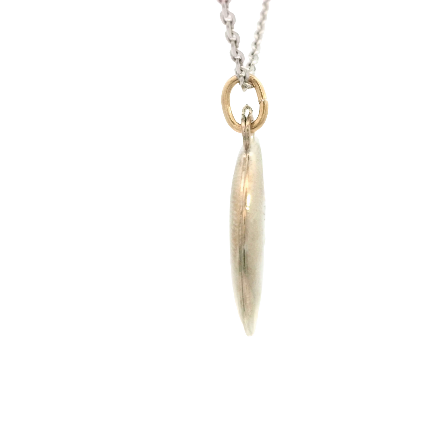 14 KARAT CHARM CRESENT MOON WITH FACE