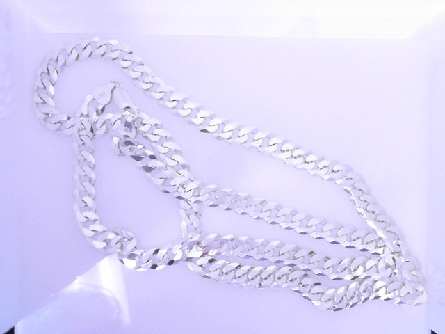 925 Sterling Silver Cuban Italian Curb Chain 6.2mm