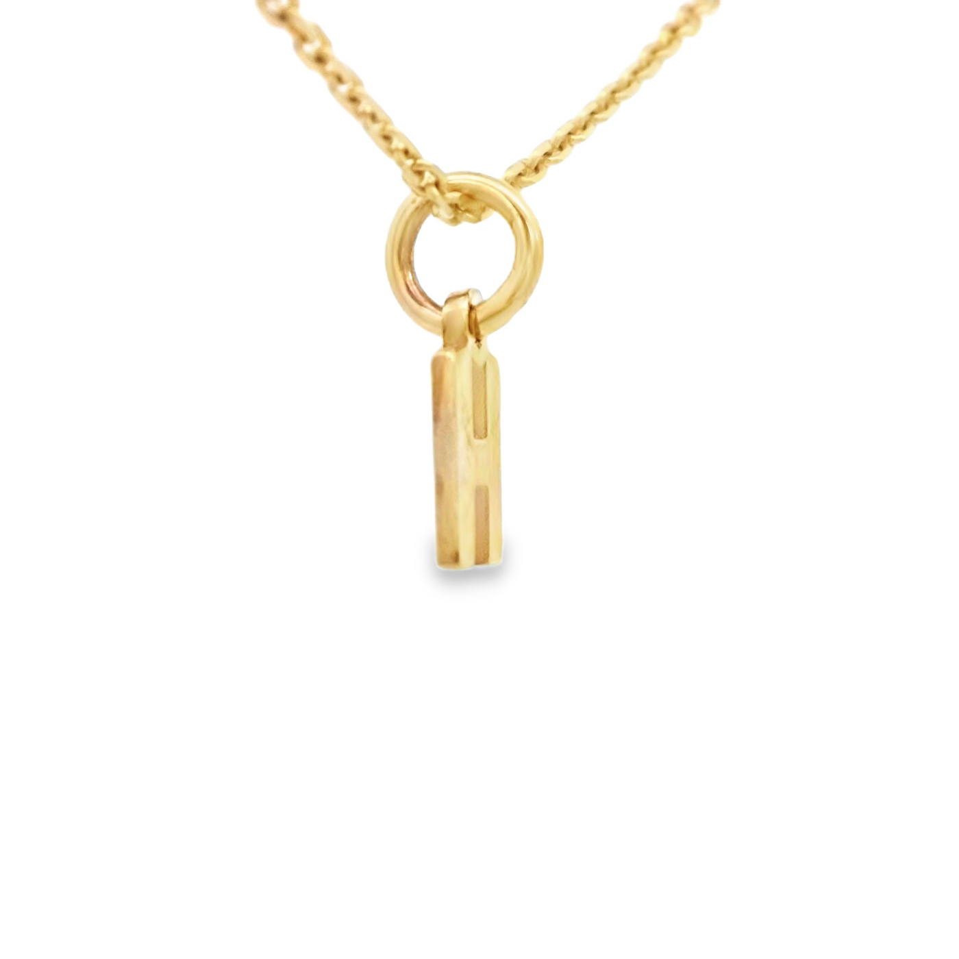 PENDANT 14K LETTER H