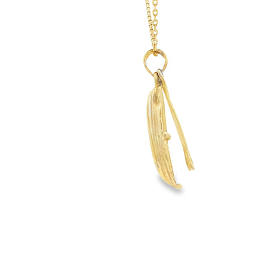 PENDANT 14K Canoe 2.5g Paddles