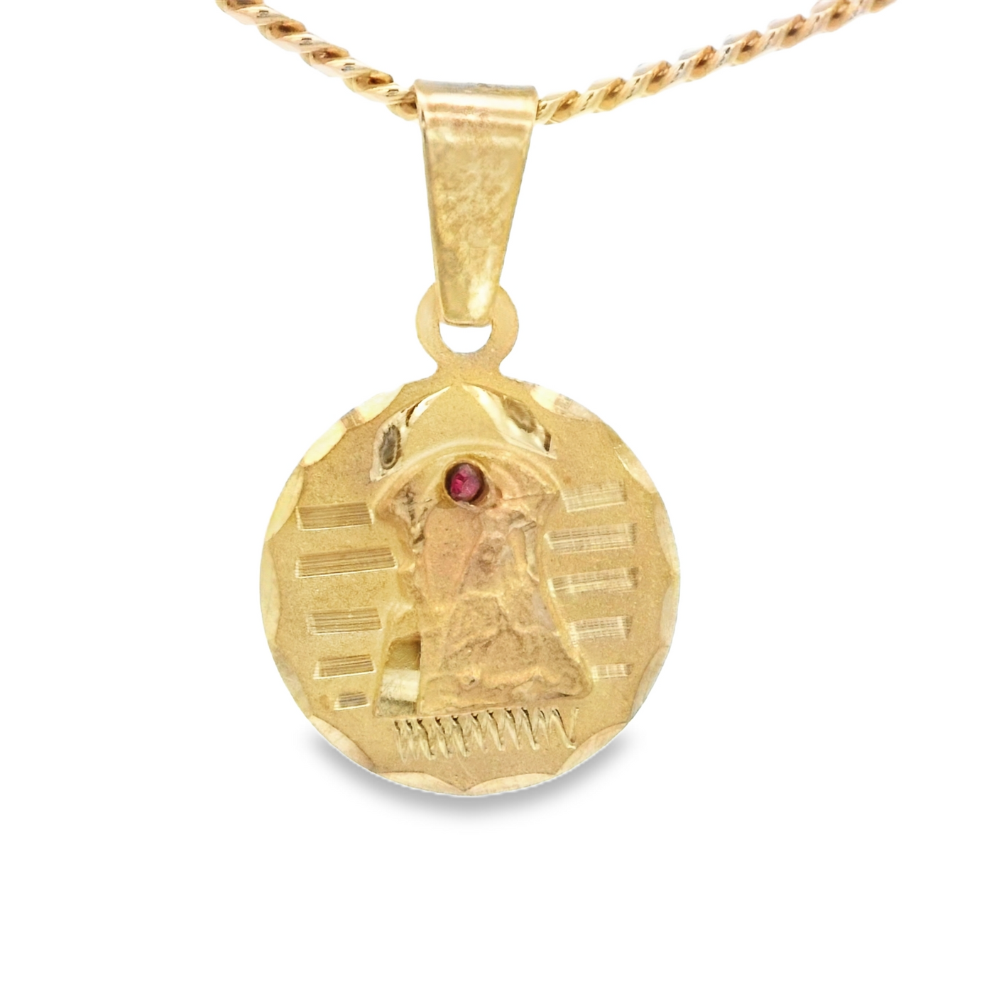 PENDANT 14K ALTA GRACIA CZ RED
