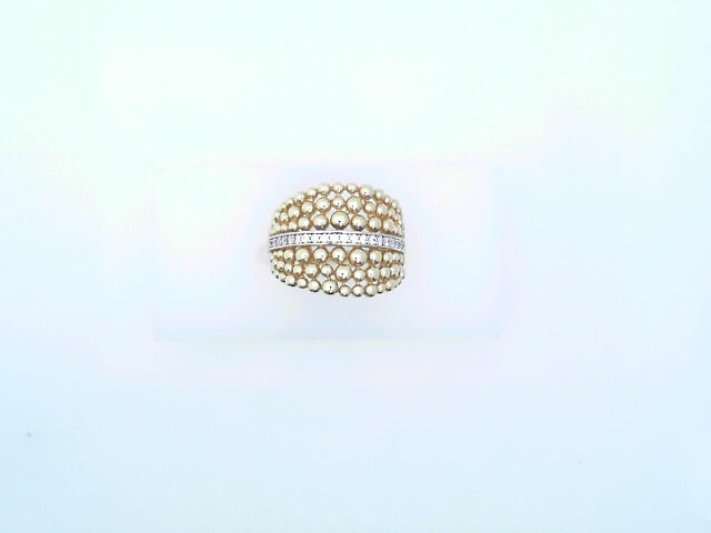 14 KARAT RING SIZE 7 WEIGHT: 3.9G
CZ BEADS