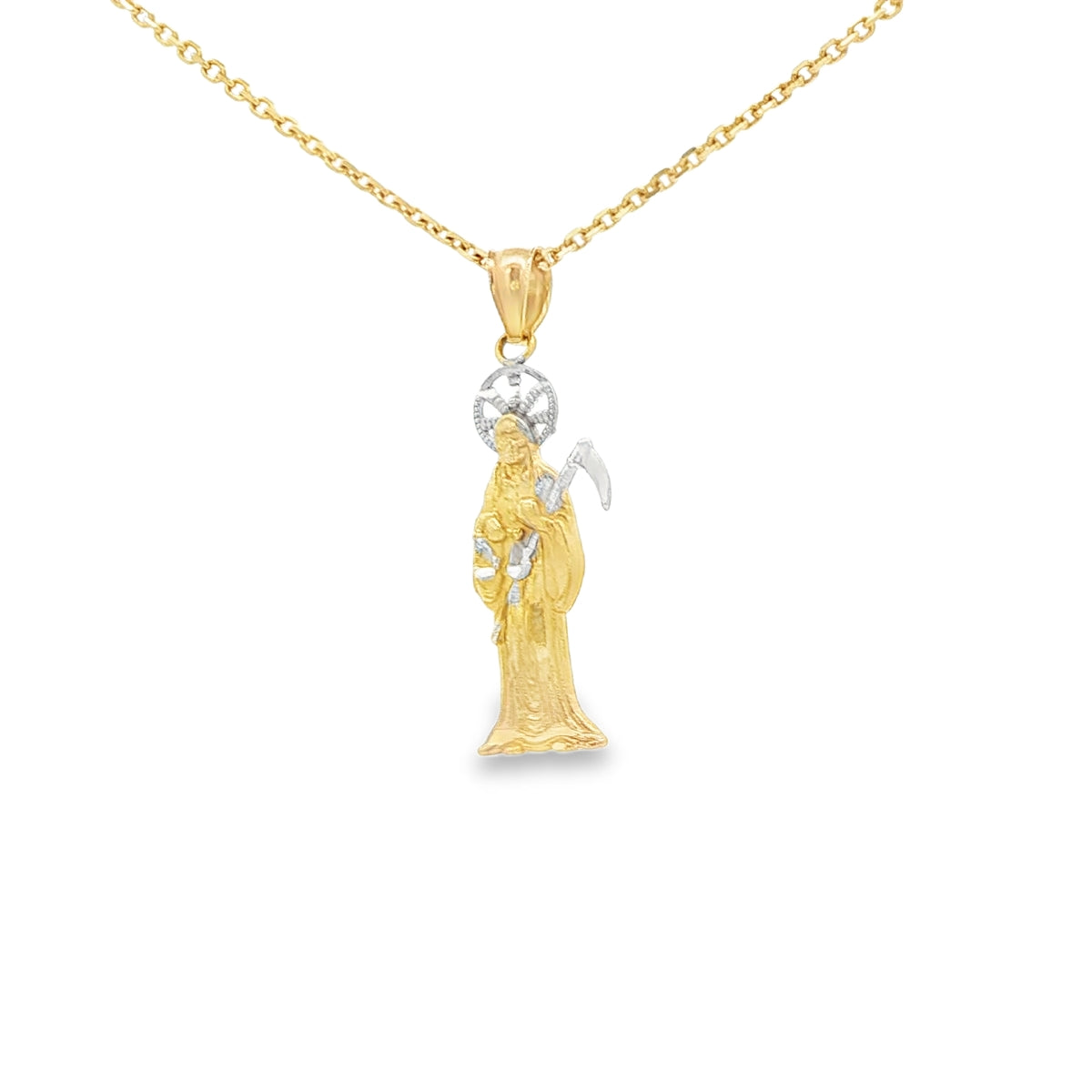PENDANT 14K SANTA MUERTE