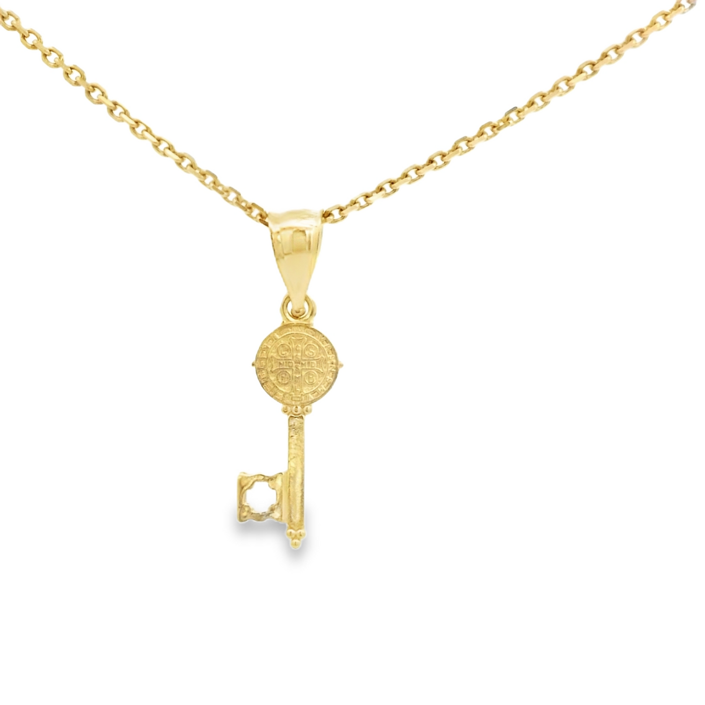 PENDANT 14K KEY SAN BENITO SMALL