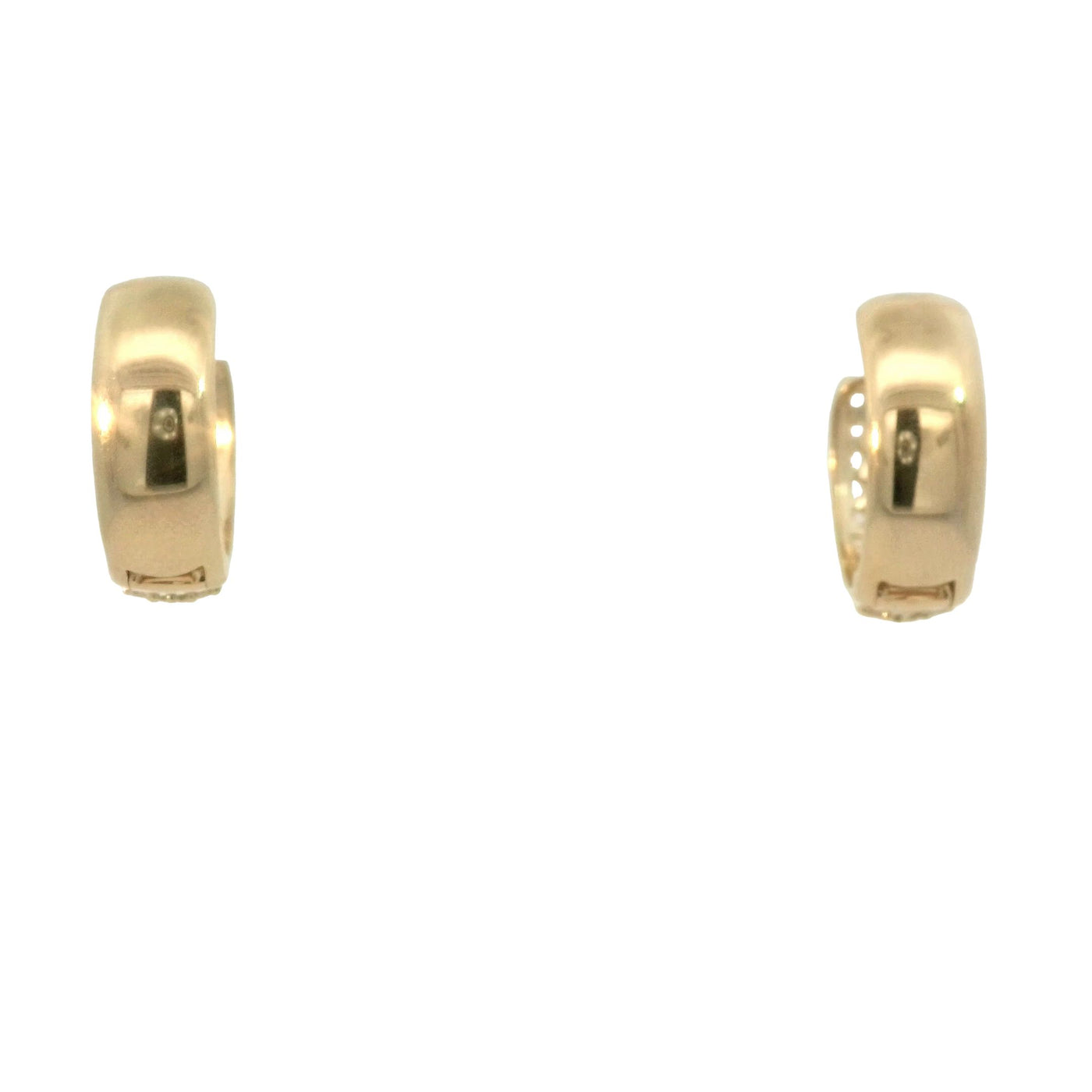 EARRINGS 14 KARAT WEIGHT: 3.7G HUGGIE