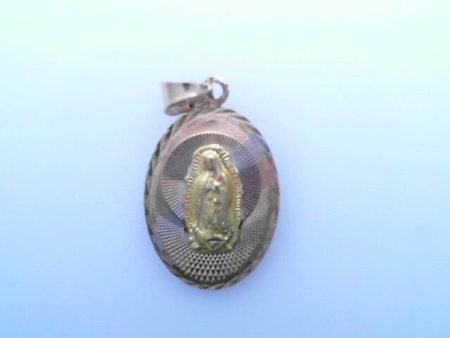 PENDANT 14K 2.6G JESUS GUADALUPE DC 2DOUBLE SIDE O