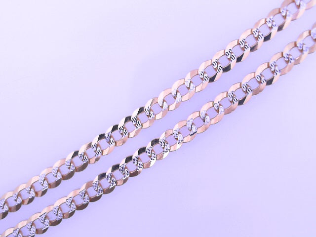 CHAIN 14 Karat Weight: 8.5G Length: 24'' Diamond C