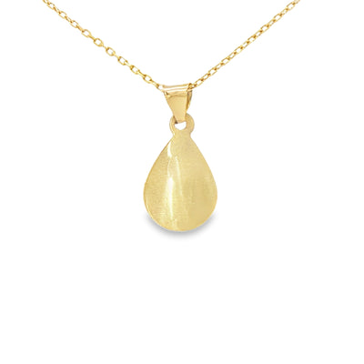 PENDANT 14K Sagrado Corazon TriGold Tear