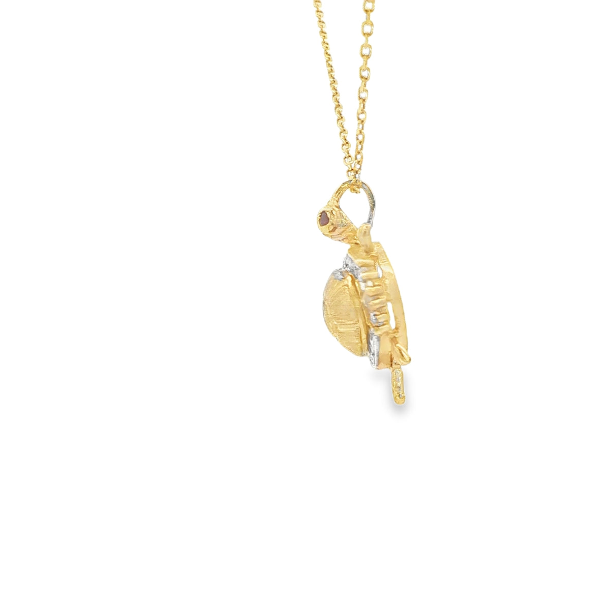 PENDANT 14K 2.9G Turtle 3col