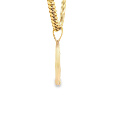 PENDANT 14K 3.1G Women Holding Moon