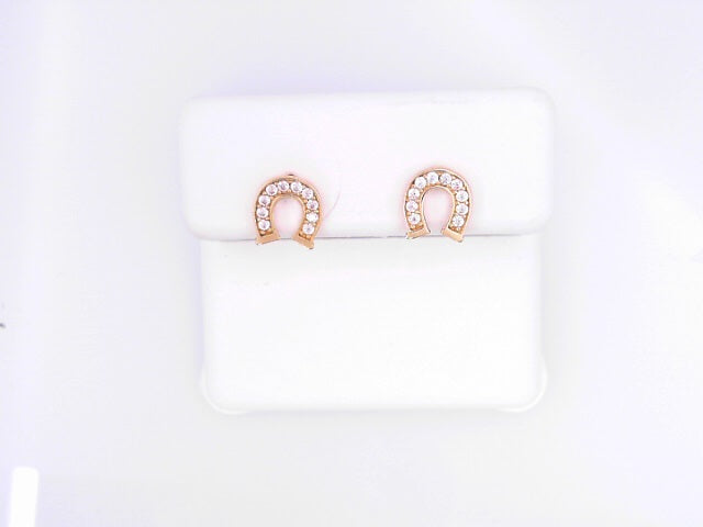 14KE 0.9G CZ
HORSE SHOE
STUD