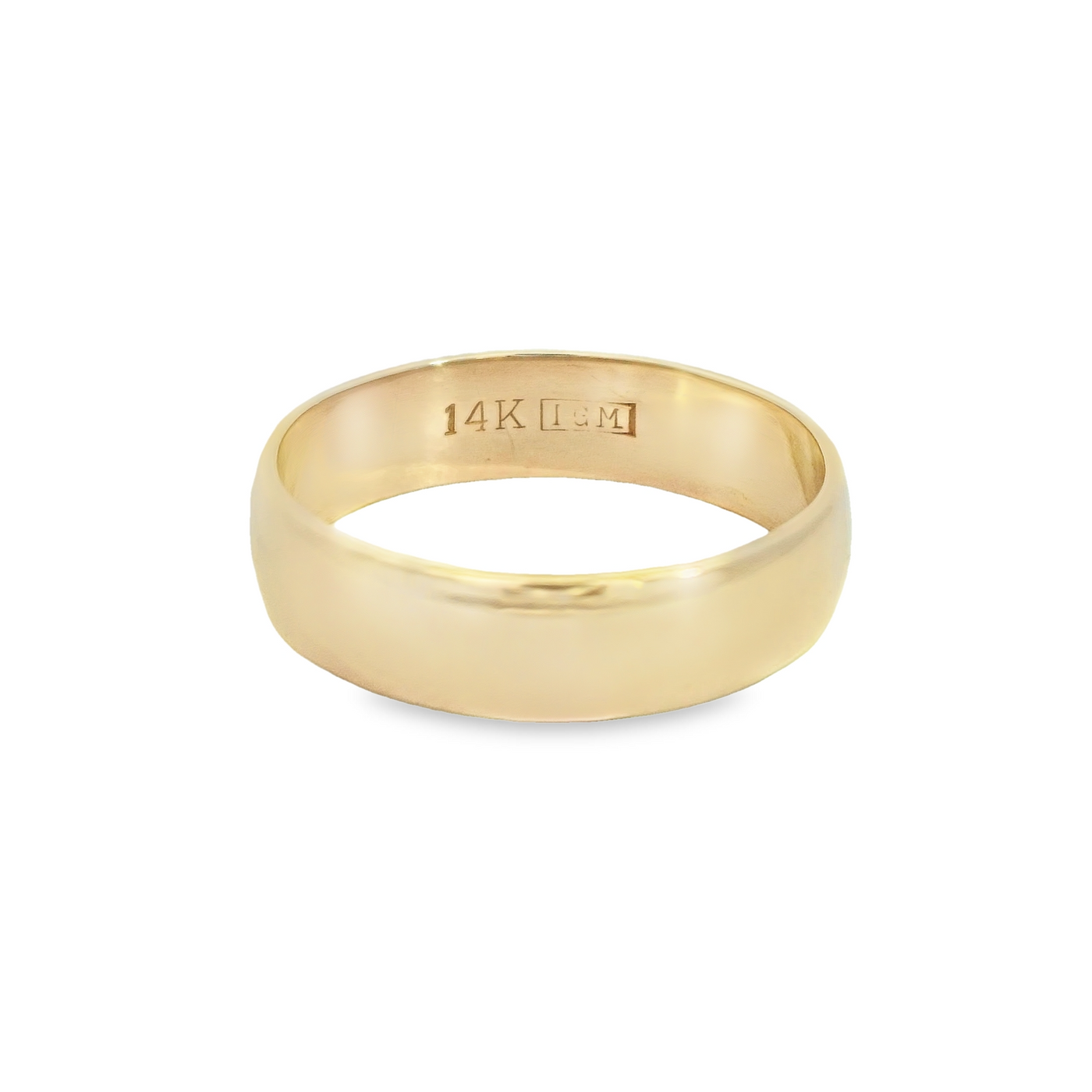 14K Wedding Band Size 7.5