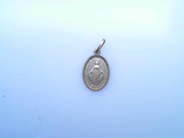 PENDANT 14K 2.2G MILAGROSA VIRGEN MARY OVAL