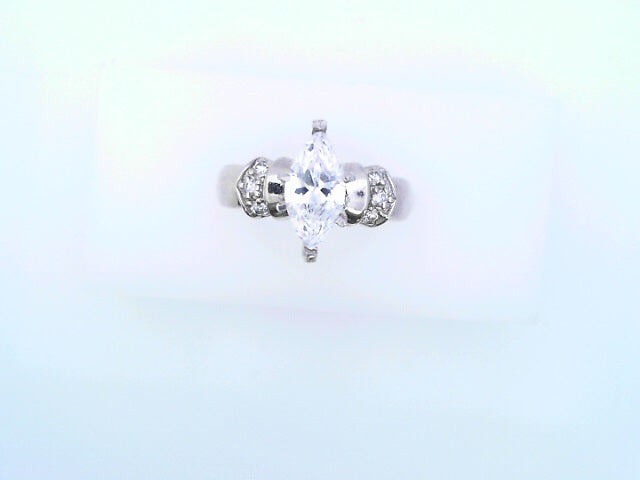 14KR W 4.2G #7.5 RING CZ MARQUISE