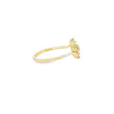 14 KARAT RING SIZE 6.5 WEIGHT: 1.8G : NATURAL DIAM