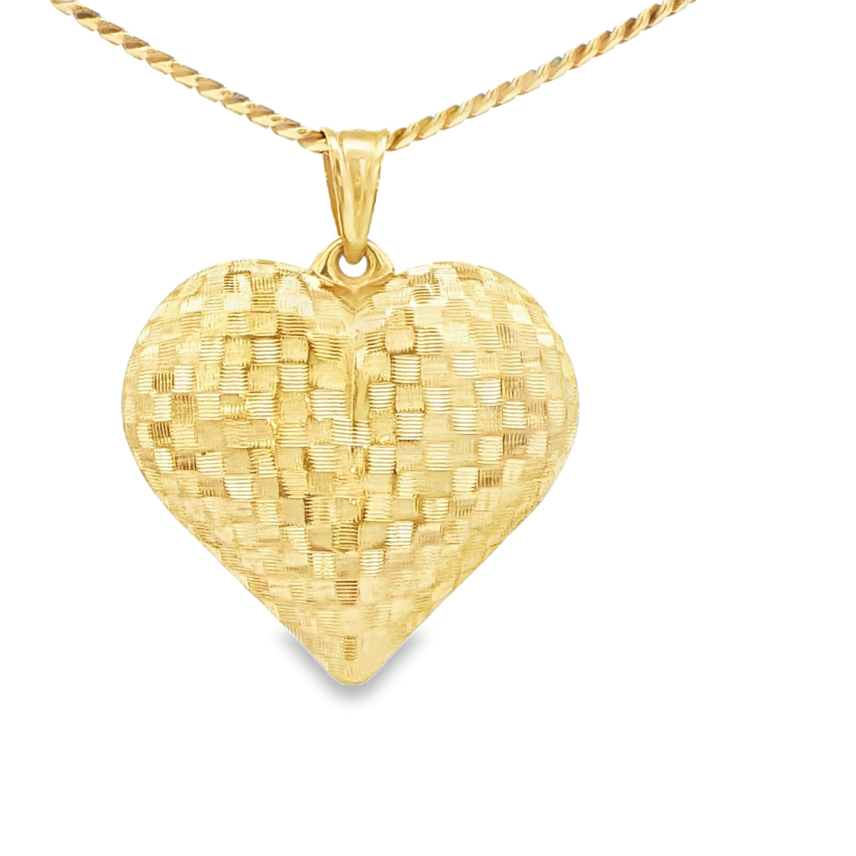14KP 3.4 PUFF HEART HEART BASKET WEAVE