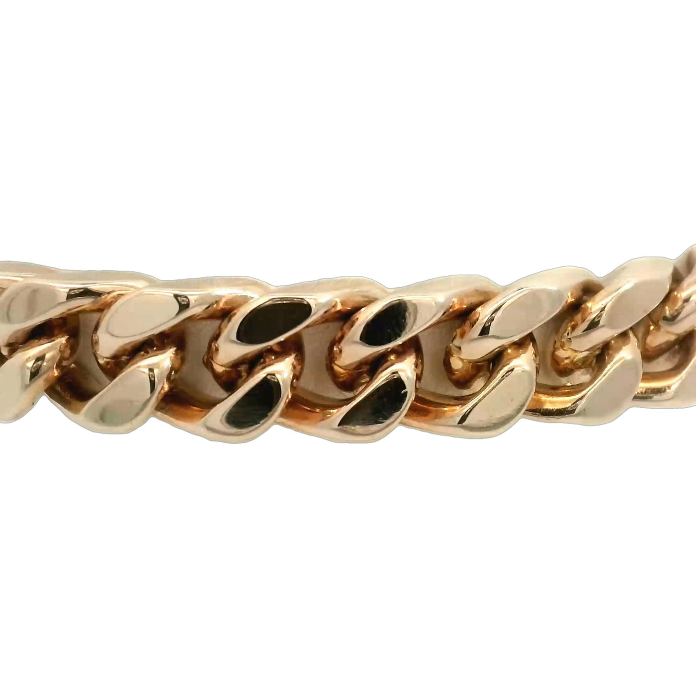 BRACELET 14KB 69.3G CUBAN 71/5'' MIAMI