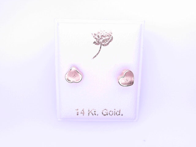 14 KARAT STUD EARRINGS WEIGHT: 0.8G : 5MM CZ CLEAR