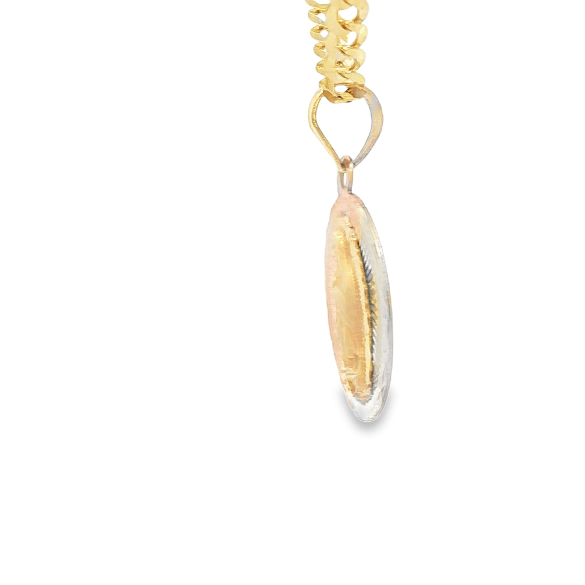 14 KARAT CHARM WEIGHT: 2.5 : GUADALUPE ROUND DC ST