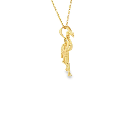 PENDANT 14K FLAMINGO