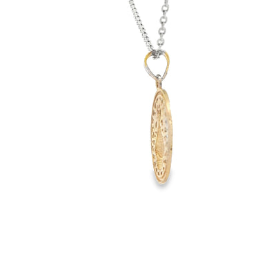 PENDANT 14K Y/W CaridadCrobre