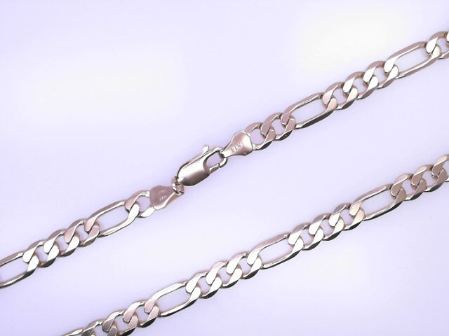 14 KARAT FIGARO CHAIN LENGTH: 30 WEIGHT: 45.8G : 6
