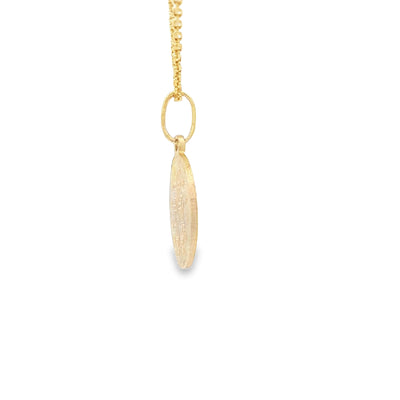 PENDANT 14K MILAGROSA VIRGIN MARY OVAL