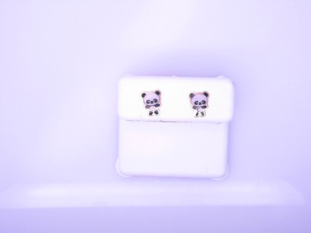 14KE 0.4G PANDA
 BEAR ENAMEL