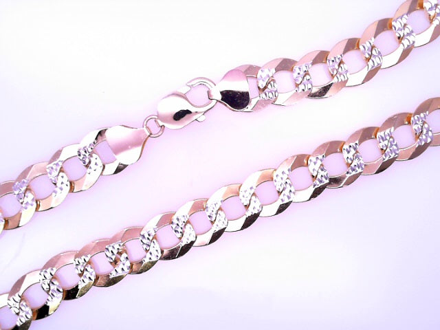 14 KARAT CUBAN ITALIAN CURB CHAIN LENGTH: 20'' WEI