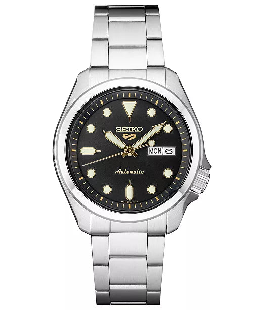 SEIKO 5 AUTOMATIC BLACK GP DIA SRPE57 STEEL