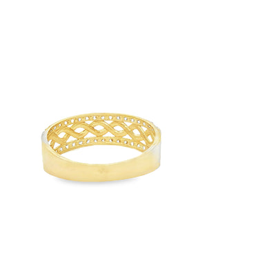 14 KARAT RING SIZE 7.75 WEIGHT: 1.9G : 5.9MM CZ MO