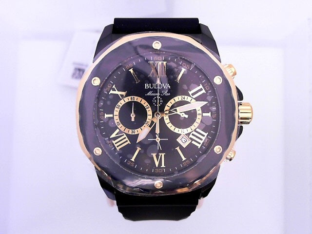 WATCH STRAP/BRAC.: STRAP CLASP: BUCKLE : BLACK & Y