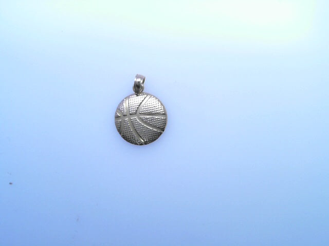 PENDANT 14K BasketBall 1.1g Stamp