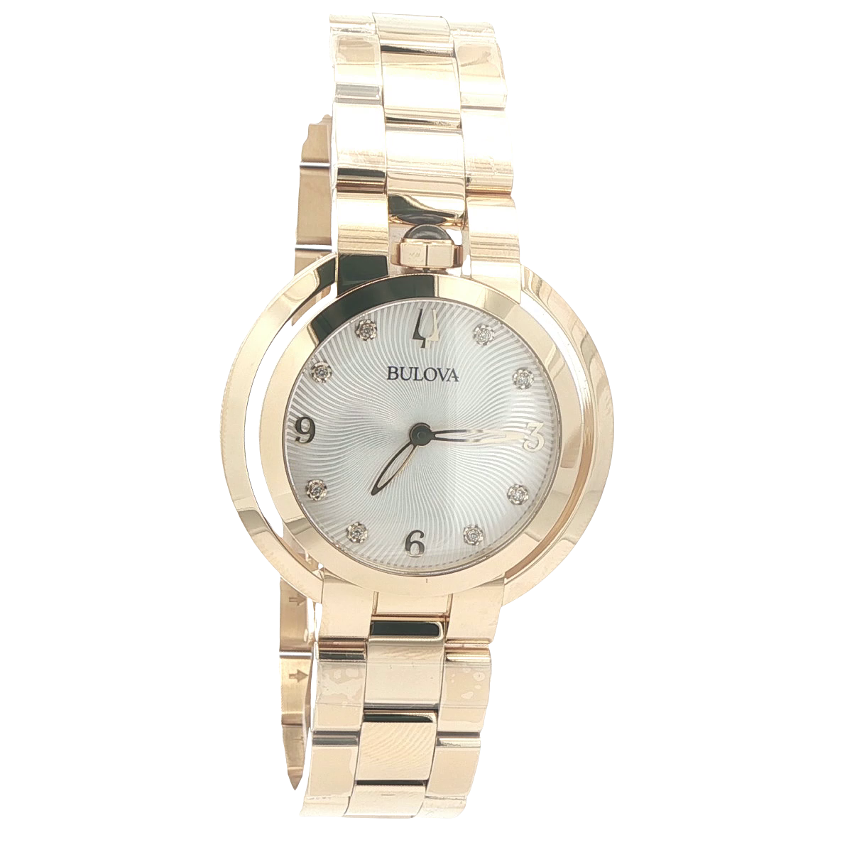 BULOVA YELLOW NEGATIVE SPACE BEZEL