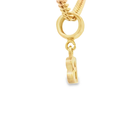 PENDANT 14K B Letter BailRing