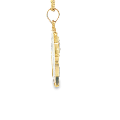 PENDANT 14KP 10.7G MALVERDE DC SATIN FINISH VALVER