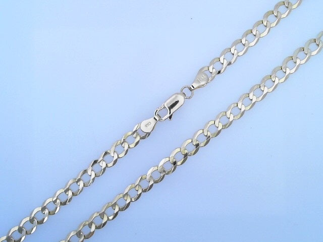 14 KARAT CUBAN ITALIAN CURB CHAIN LENGTH: 22 WEIGH