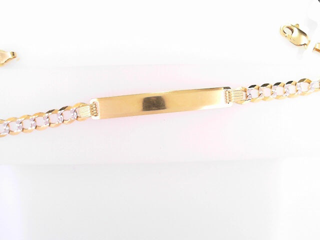 ID BRACELET 14 Karat Weight: 5.3G  Length 7.5  Dia