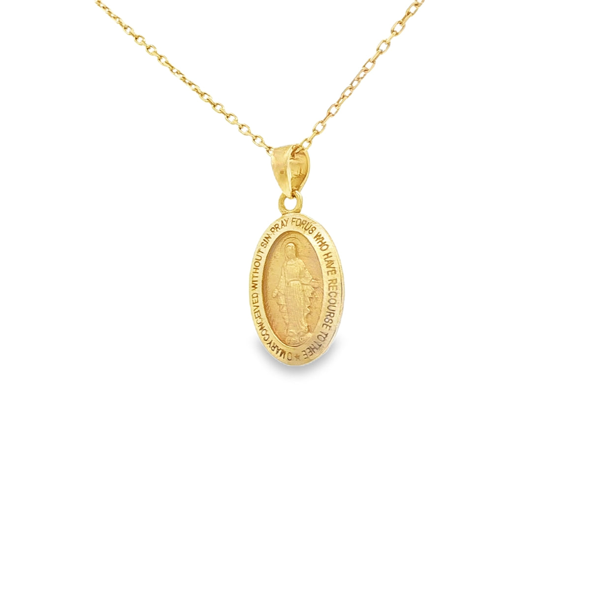 PENDANT 14K MEDALLA MILAGROSA