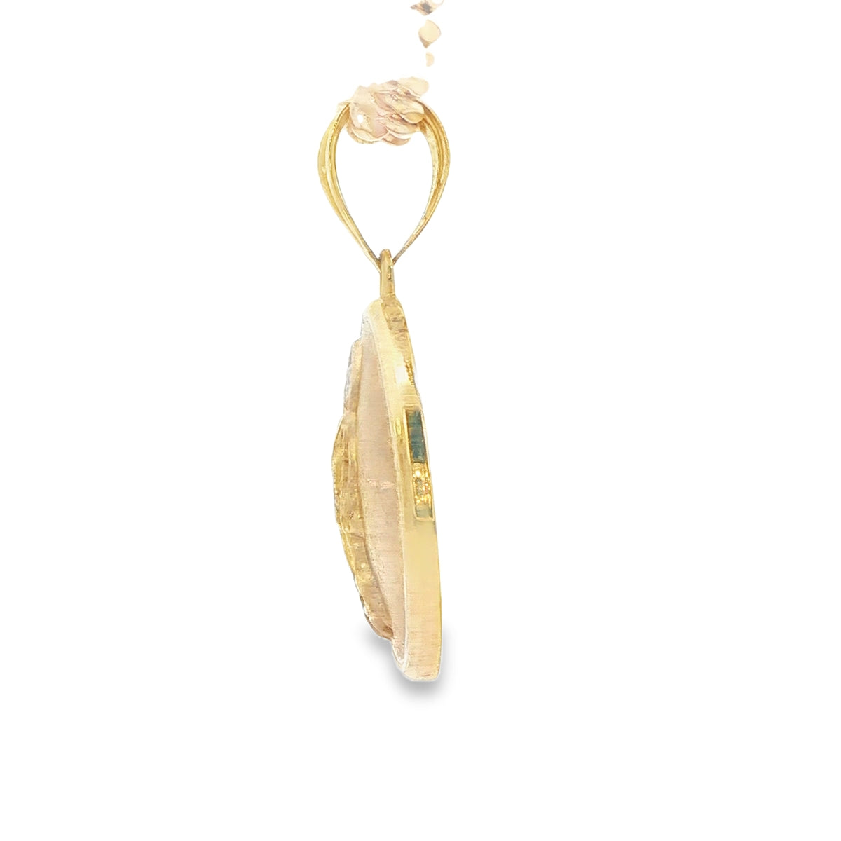 14 KARAT CHARM WEIGHT: 0.7 : DIOS ME BENDIGA BLACK