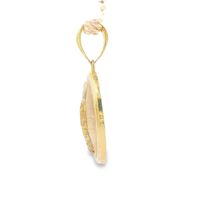 14 KARAT CHARM WEIGHT: 0.7 : DIOS ME BENDIGA BLACK