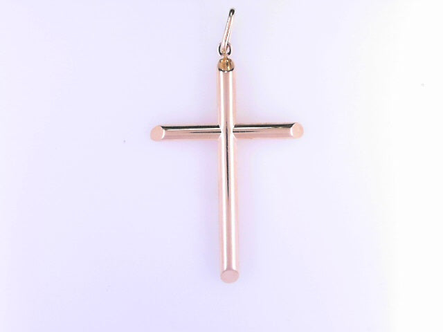 PENDANT 14KP 2.5G CROSS CROSS POLISHED