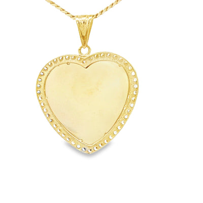 14KP Divino Niño 4.0g Cz Heart