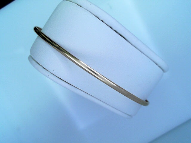 BRACELET 14KB 5.0G 2.1MM BANGLE PLAIN