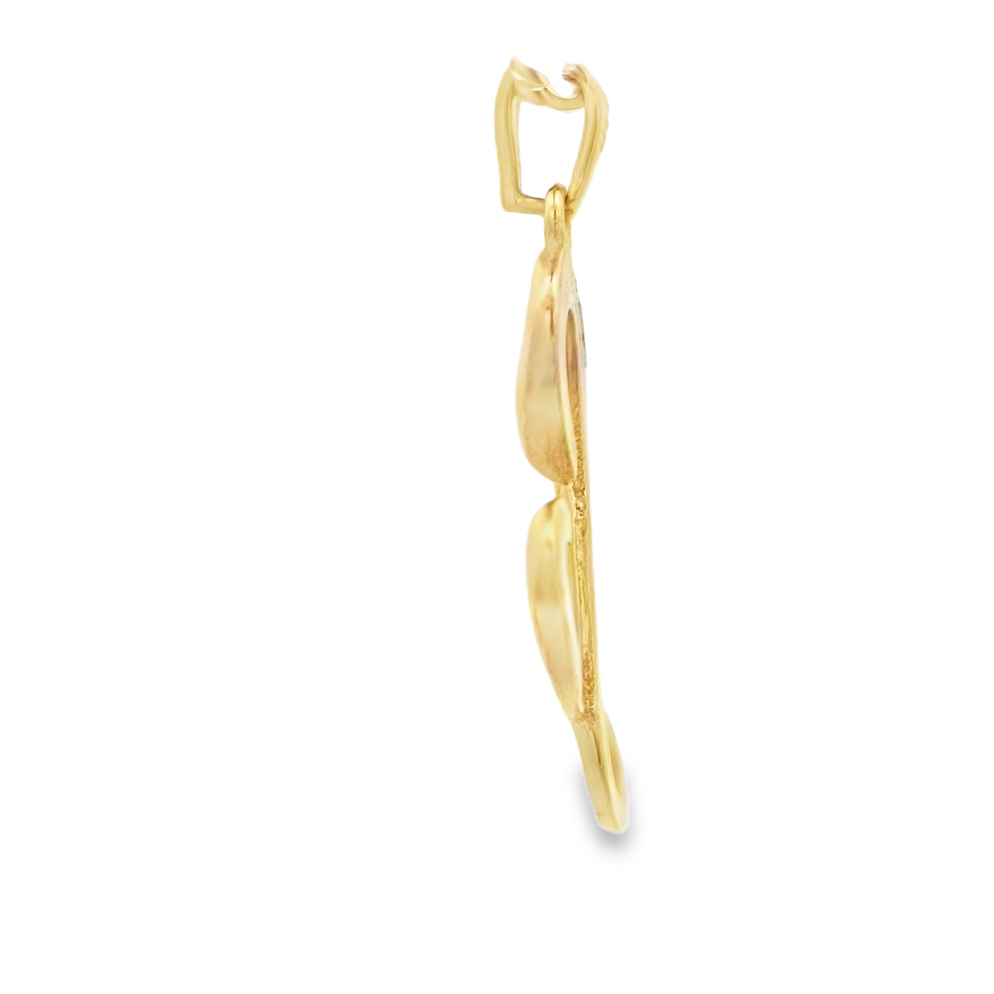 PENDANT 14K LETTER L SCRIPT POLISHED