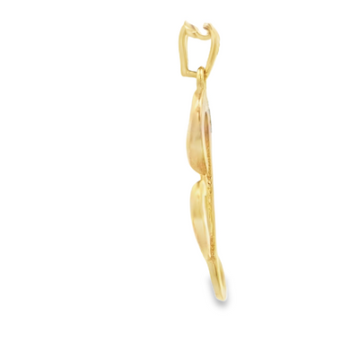 PENDANT 14K LETTER L SCRIPT POLISHED