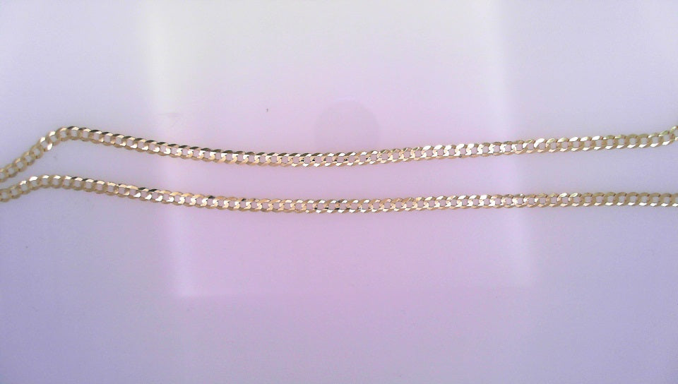 CHAIN 14KC  5.5G CUBAN 18'' 3.17MM ITALIAN