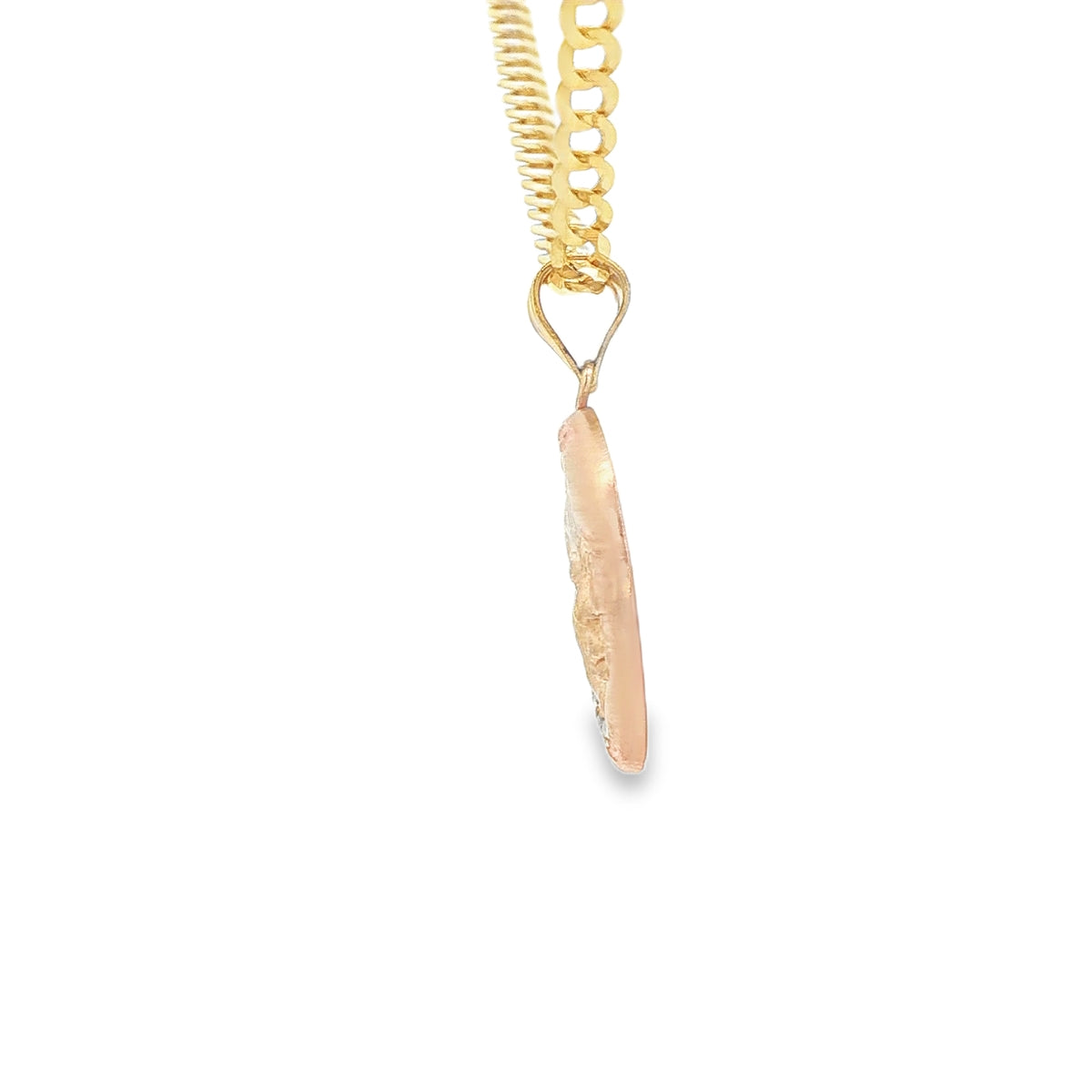 PENDANT 14KP 2.2G PENDANT 3TONE 1/2SUN & 1/2MOON
